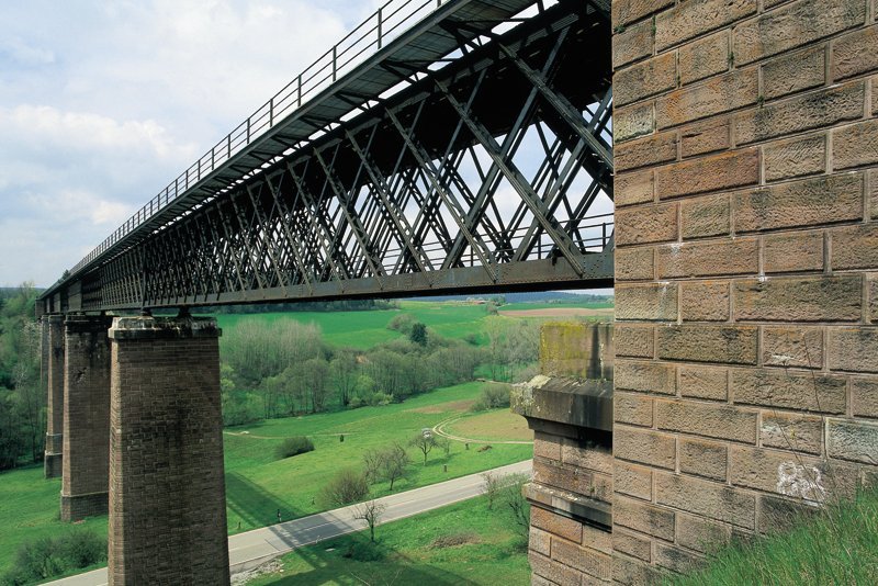 Brücken: Viadukt über das Kübelbachtal (Kreis Freudenstadt) von 1879